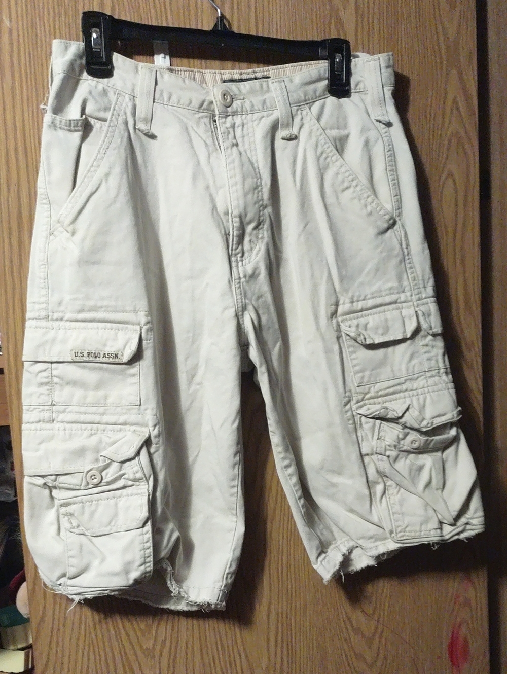 U.S. Polo Assn. Men's Light Beige Cargo Shorts
